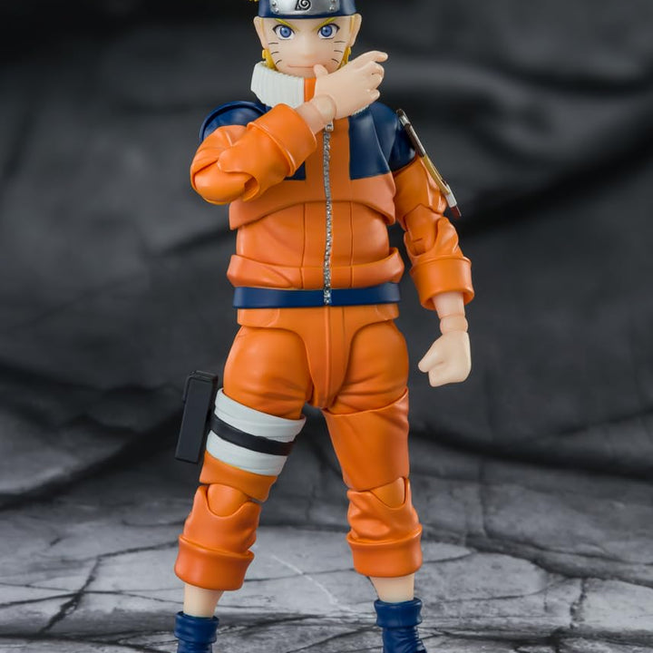 TAMASHII NATIONS - Naruto - Naruto Uzumaki -The No.1 Most Unpredictable Ninja-, Bandai Spirits S.H.Figuarts Action Figure Naruto Uzumaki -the No.1 Most Unpredictable Ninja-