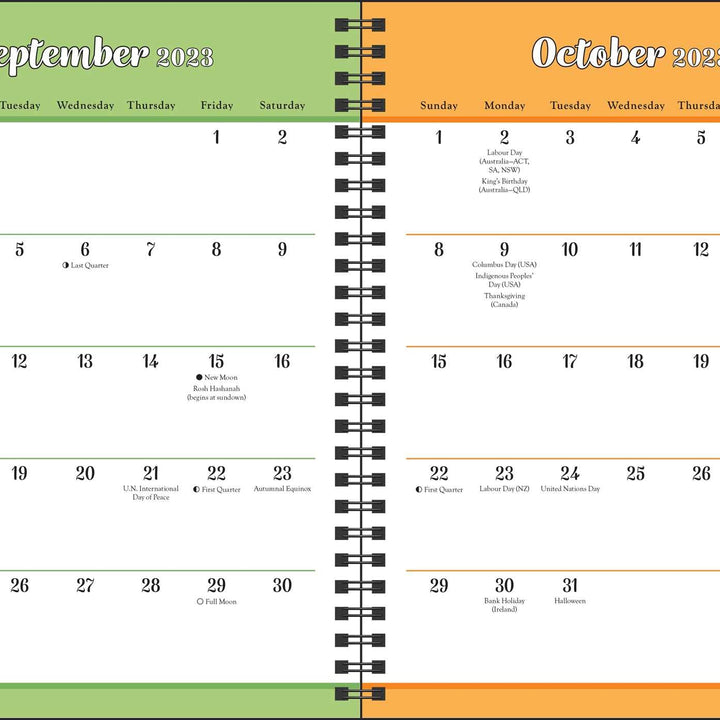 Wititudes 16-Month 2023-2024 Weekly/Monthly Planner Calendar: Everything Is Better When You Decide You Don't Care