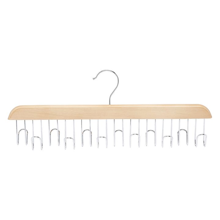 Basics Wooden Belt Hanger - Natural, 2-Pack