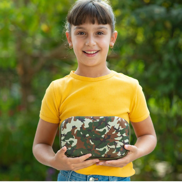 ZIPIT Camo Pencil Box for Boys | Pencil Case for School | Organizer Pencil Bag | Large Capacity Pencil Pouch