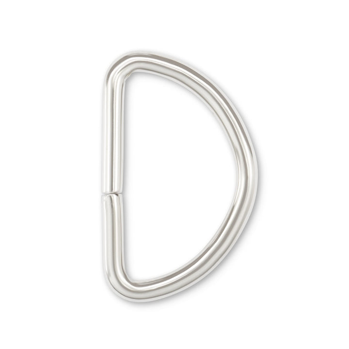 Dritz D Rings 1in Nickel Bag & Tote Accessories, 1", 24ct D-Rings