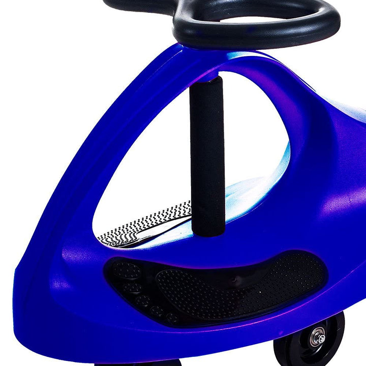 Wiggle Car - Ride on Toy for Ages 3 and Up - Toddler Ride on Toys with no Batteries, Gears, or Pedals Just Twist, Wiggle, and Go by Lil’ Rider (Blue) Blue and Black