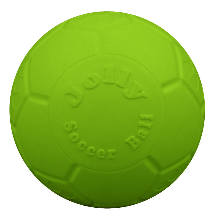 Jolly Pets Medium Soccer Ball Floating-Bouncing Dog Toy, 6 inch Diameter, Apple Green (SB06 GR)