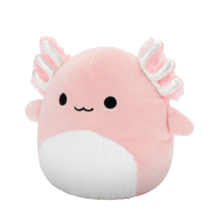 Squishmallows Original 5-Inch Archie Pink Axolotl with White Fuzzy Belly - Official Jazwares Plush (Little) 5 inch