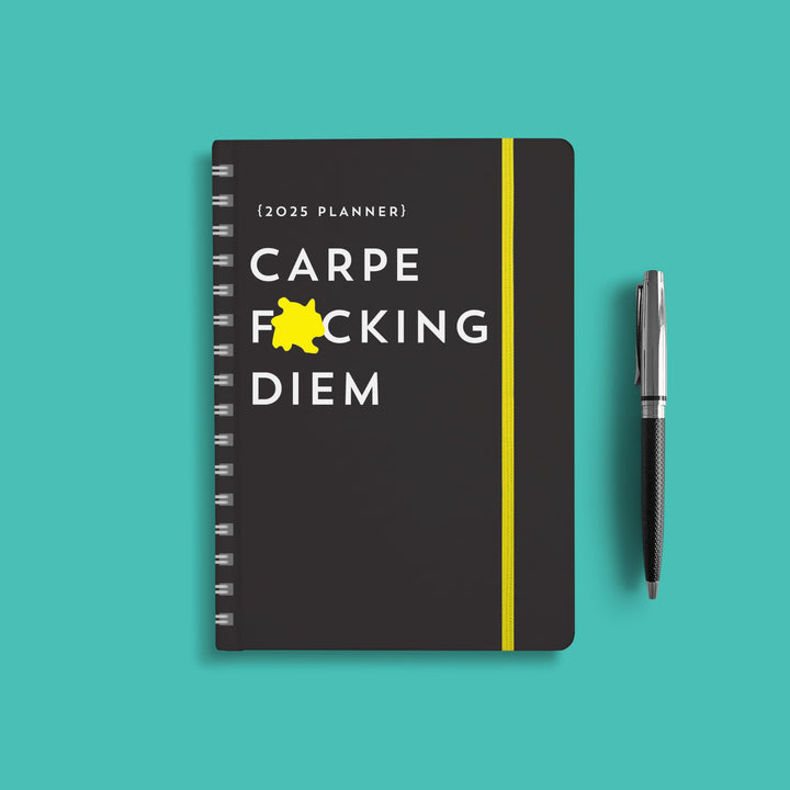 2025 Carpe F*cking Diem Planner: 17-Month Weekly Organizer with Stickers to Get Shit Done Monthly (Thru December 2025) (Calendars & Gifts to Swear By)