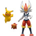 Pokémon Battle Figure 2 Pack - Features 4.5-Inch Cinderace and 2-Inch Pikachu Battle Figures with Accessory -  Exclusive Cinderace and Pikachu