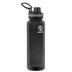 Takeya 40 oz Tritan Plastic Sport Water Bottle with Spout Lid, Premium Quality, BPA Free Food Grade Materials, Black