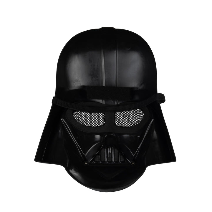 Star Wars Darth Vader Official Youth Costume - Premium Quality Padded Jumpsuit with Plastic Mask and Detachable Cape Medium