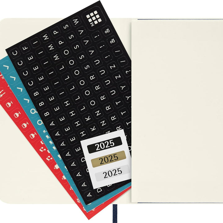 Moleskine Classic 12 Month 2025 Monthly Planner, Soft Cover, XL (7.5" x 9.75"), Black, 128 pages