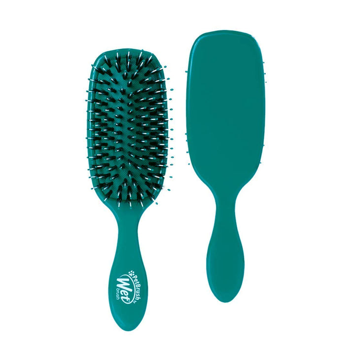 Wet Brush Pet Hair Brush, Smooth & Shine Dog and Cat Brush - De-Shedding Comb & Dematting Tool for Grooming Long or Short-Haired Dogs - Tangle-Free for Less Pulling & Tugging - Teal