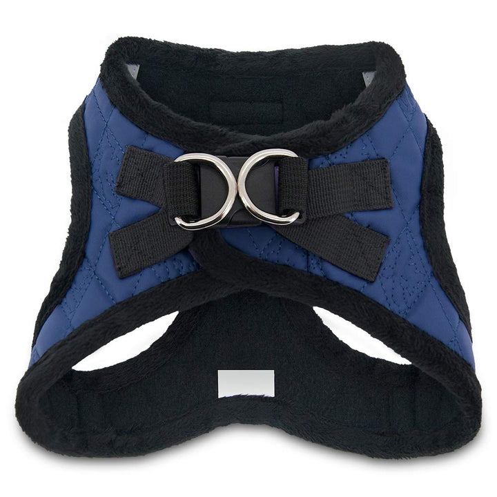 Voyager Step-In Plush Dog Harness – Soft Plush, Step In Vest Harness for Small and Medium Dogs by Best Pet Supplies - Harness (Royal Blue Faux Leather), L (Chest: 18 - 20.5") Harness (Royal Blue Faux Leather) L (Chest: 18 - 20.5")