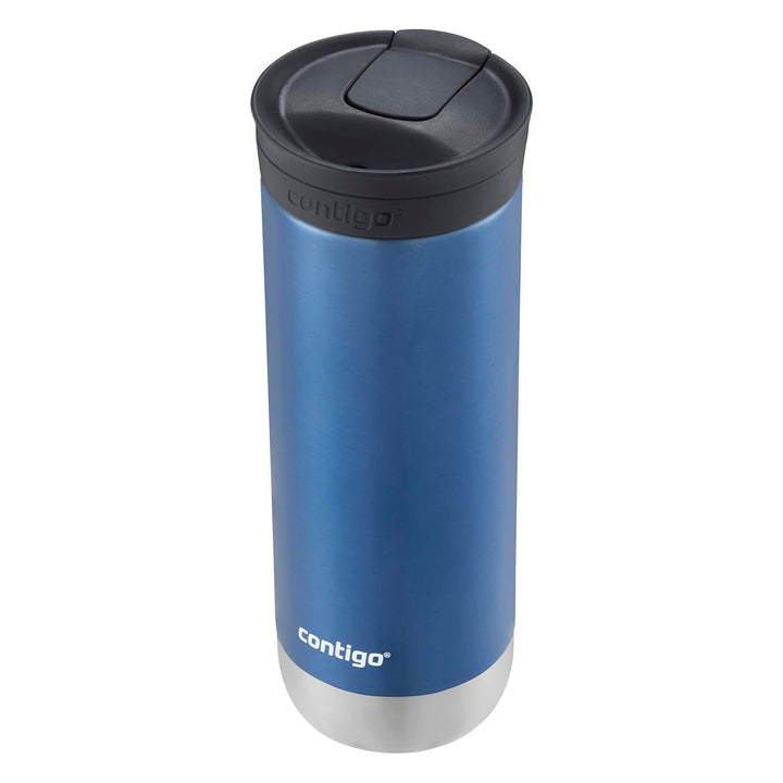 Contigo Huron Vacuum-Insulated Stainless Steel Travel Mug with Leak-Proof Lid, Keeps Drinks Hot or Cold for Hours, Fits Most Cup Holders and Brewers, 20oz 2-Pack, Blue Corn & Acid Wash 20oz 2 Pack