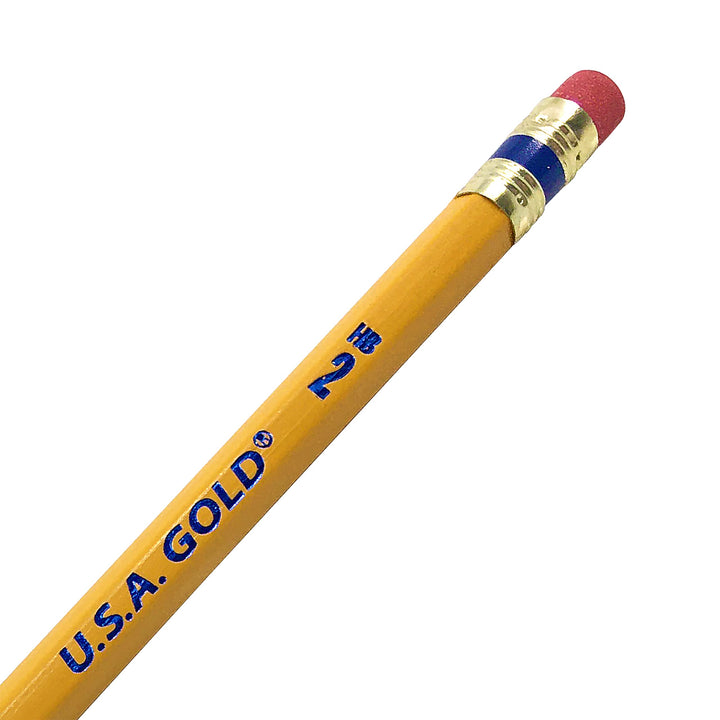 Cra-Z-art U.S.A. Gold Pre-sharpened American Wood Cased #2 HB Yellow Pencils, 60 Pack 1 Count (Pack of 60)