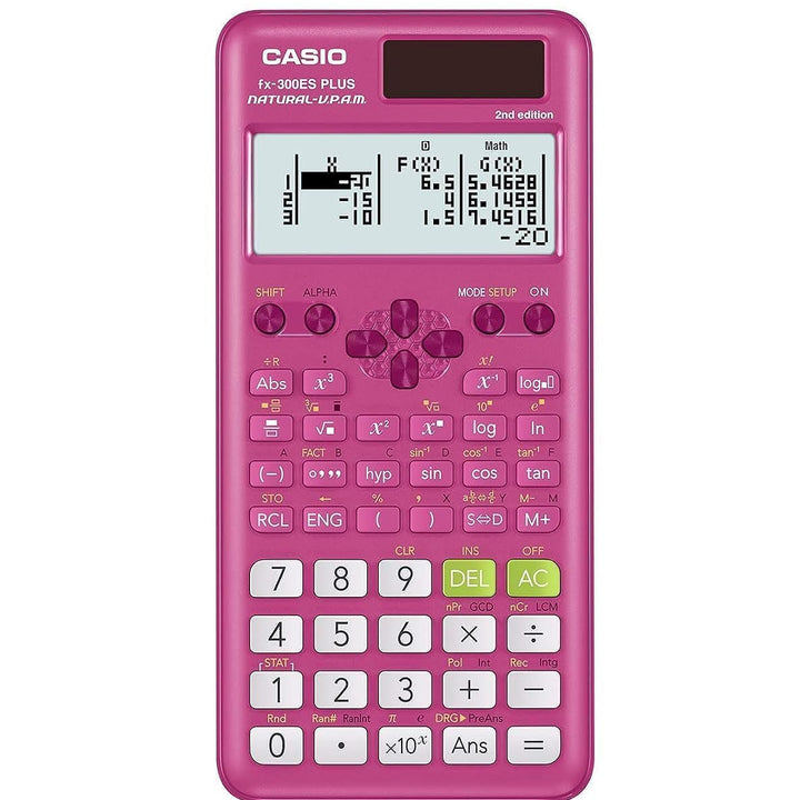 Casio fx-300ESPLS2 Pink Scientific Calculator Small