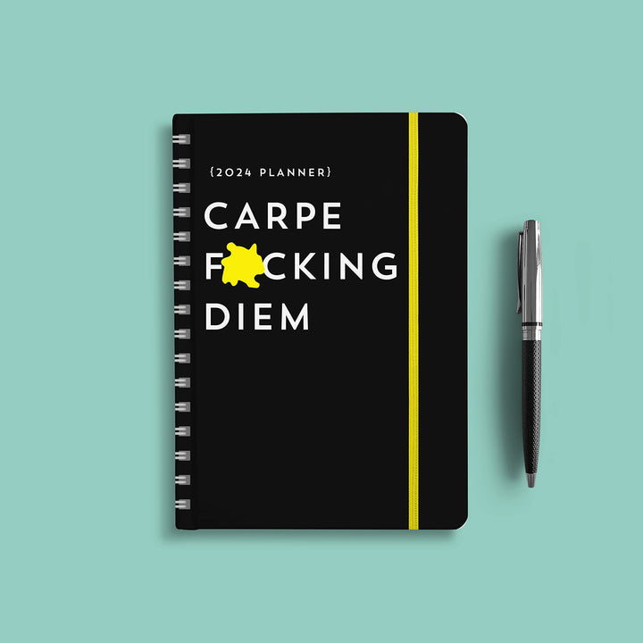 2024 Carpe F*cking Diem Planner: 17-Month Weekly Organizer with Stickers to Get Shit Done Monthly (Thru December 2024)