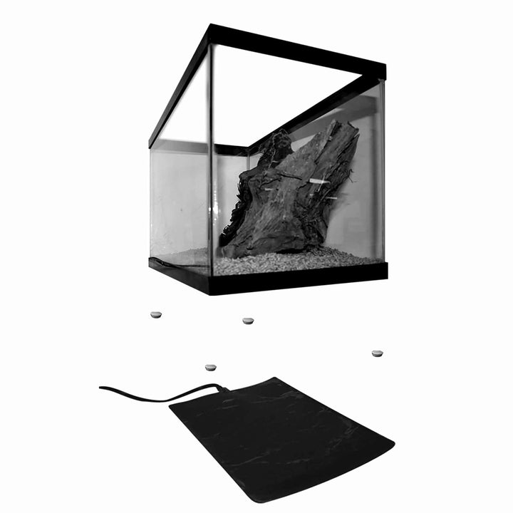 Zilla Terrarium Heat Mats Black Medium, 30-40 Gallon, 16 Watt