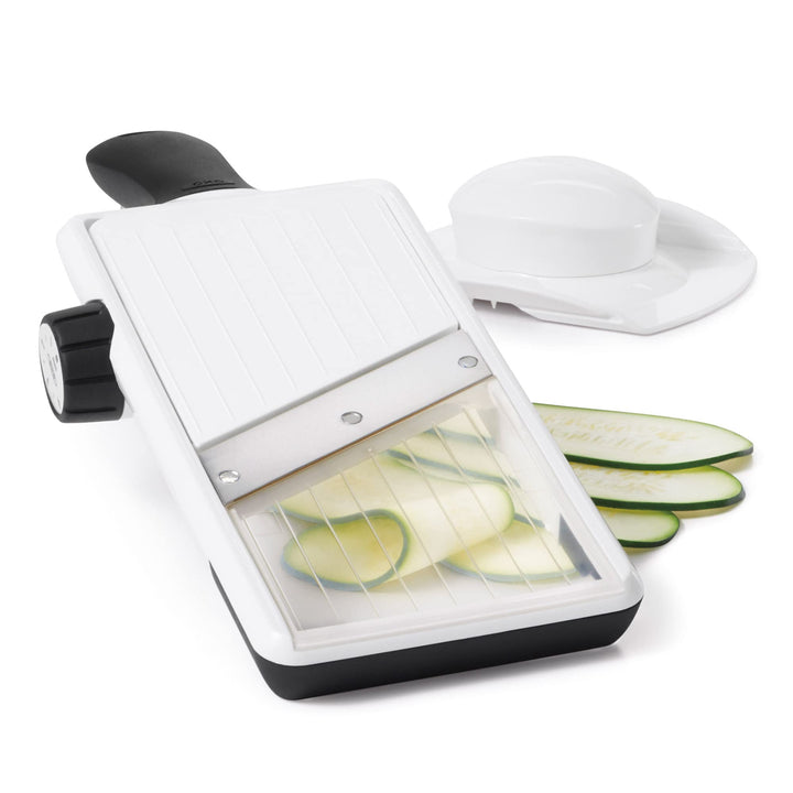 OXO Good Grips Large Adjustable Handheld Mandoline Slicer,White