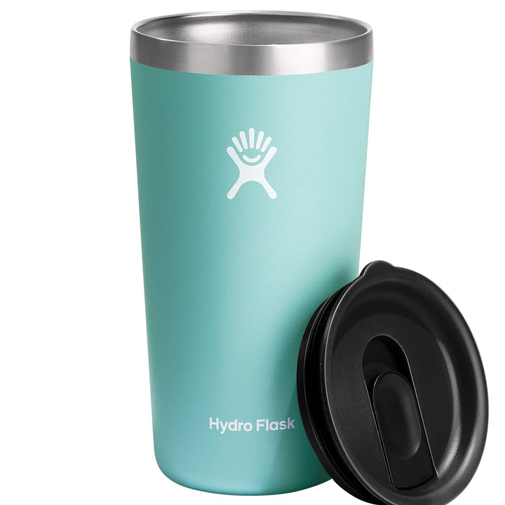 Hydro Flask All Around Stainless Steel Tumbler with Lid and Double-Wall Vacuum Insulation Dew 20 Oz