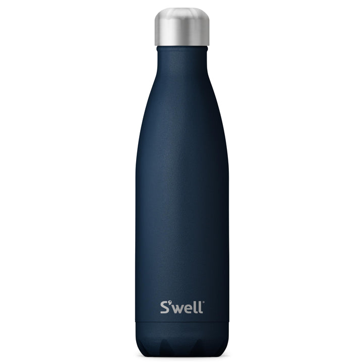 S'well Stainless Steel Water Bottle, 17oz, Azurite, Triple Layered Vacuum Insulated Containers Keeps Drinks Cold for 36 Hours and Hot for 18, BPA Free, Perfect for On the Go