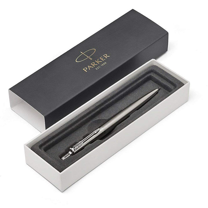 Parker Jotter Mechanical Pencil, Stainless Steel with Chrome Trim, 0.5mm, HB #2, Smooth & Precise, Signature Retractable Design, Gift Boxed
