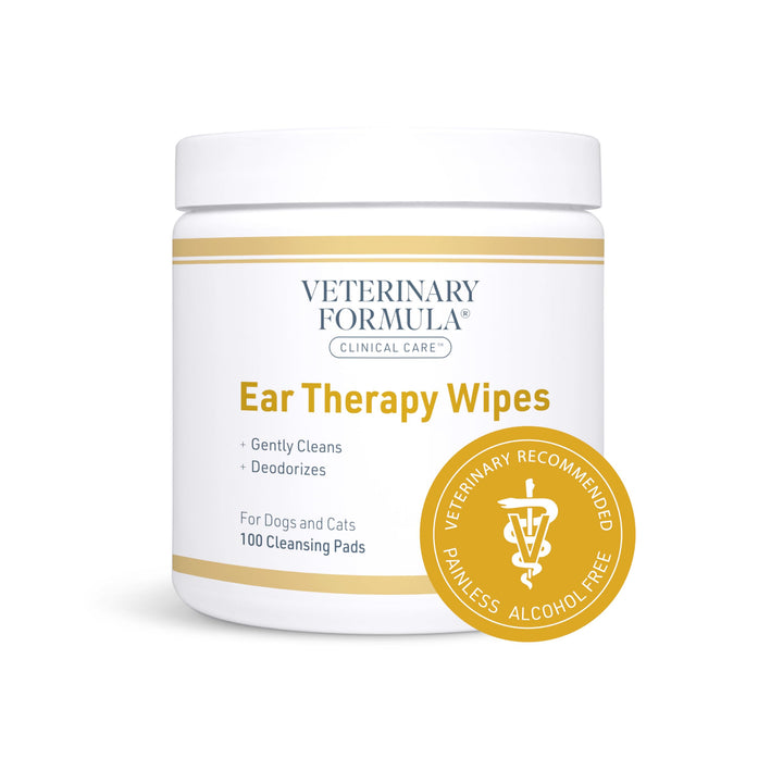 Veterinary Formula Clinical Care Ear Therapy, 8 oz. – Cat and Dog Ear Cleaner – Helps Soothe Itchiness and Clean The Ear Canal of Debris and Buildup 8 Fl Oz