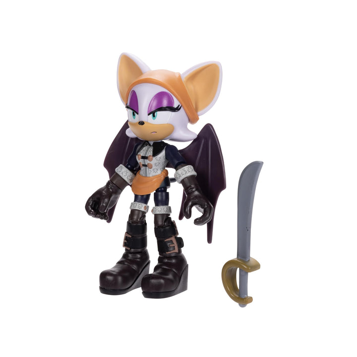 Sonic Prime 5-inch Baton Rouge - No Place Action Figure 15 Points of Articulations. Ages 3+ (Officially Licensed by Sega and Netflix)