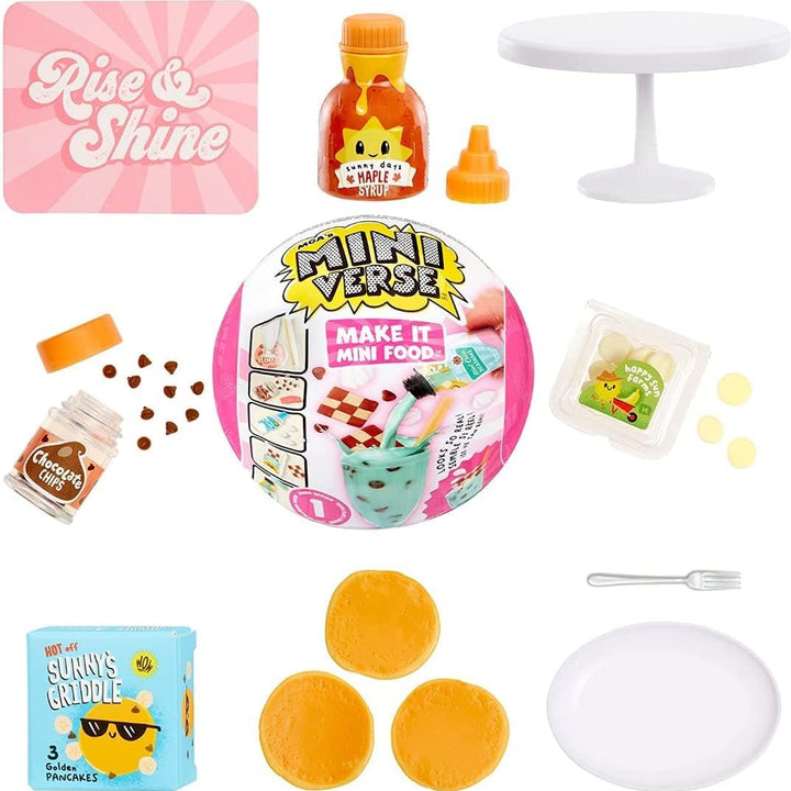 MGA's Miniverse Make It Mini Food Diner Series 1 Minis, Blind Packaging, DIY, Resin Play, Collectors, 8+