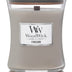 WoodWick Medium Hourglass Candle, Fireside - Premium Soy Blend Wax, Pluswick Innovation Wood Wick, Made in USA WoodWick Medium - Single Pour