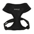 Puppia Soft Dog Harness No Choke Over-The-Head Triple Layered Breathable Mesh Adjustable Chest Belt and Quick-Release Buckle, Black, XX-Large