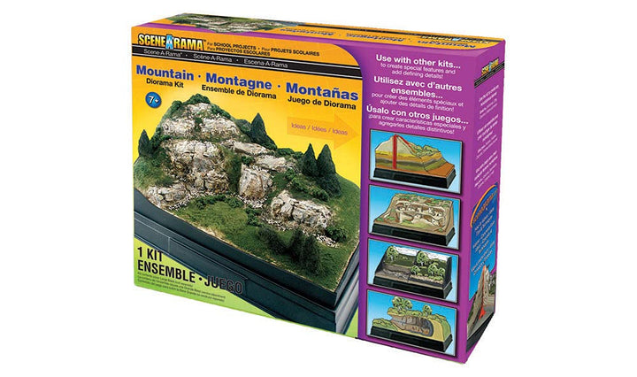 Woodland Scenics Diorama Kit, Mountain