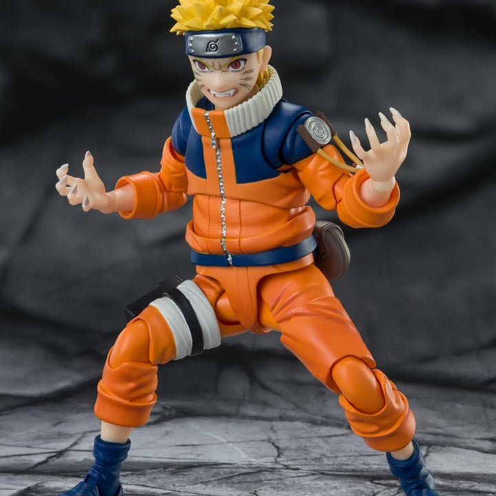 TAMASHII NATIONS - Naruto - Naruto Uzumaki -The No.1 Most Unpredictable Ninja-, Bandai Spirits S.H.Figuarts Action Figure Naruto Uzumaki -the No.1 Most Unpredictable Ninja-