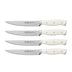 HENCKELS Forged Accent Razor-Sharp Steak Knife Set of 4, White, German Engineered Knife Informed by over 100 Years of Mastery 4-pc