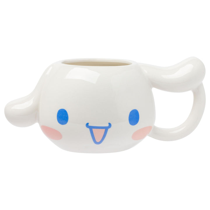 Silver Buffalo Sanrio Hello Kitty and Friends Cinnamoroll Ceramic 3D Sculpted Mug, 20 Ounces