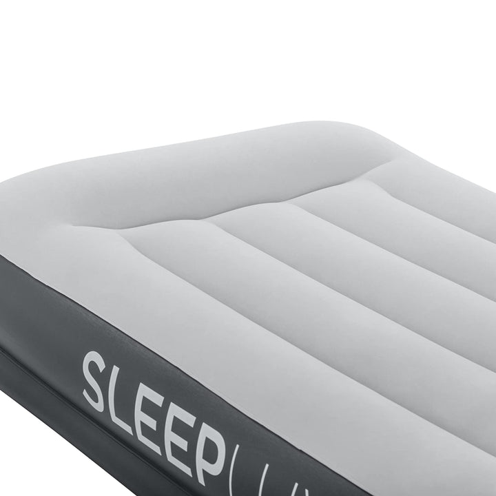 SleepLux Durable Inflatable Air Mattress with Built-in Pump, Pillow and USB Charger King 22"