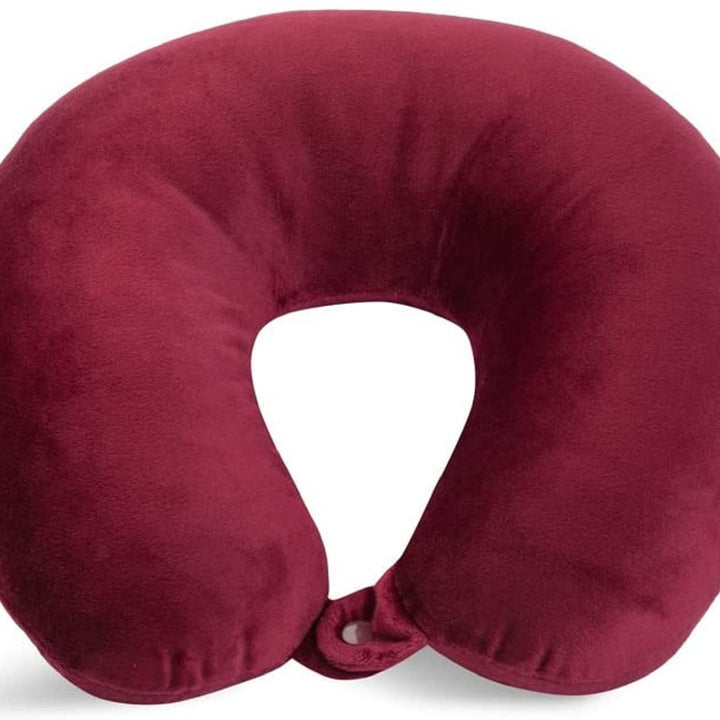 Neck Pillow Adult Cozy Soft Microfiber, Pink