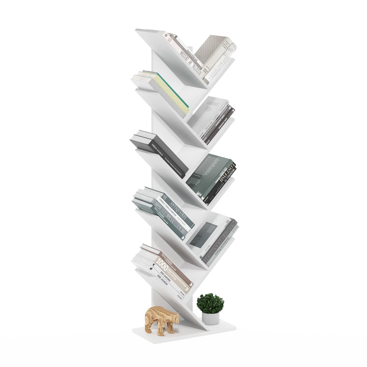 Furinno Pasir 3-Tier Open Shelf Bookcase, White/Green 11003WH/GR 3-Tier Cube