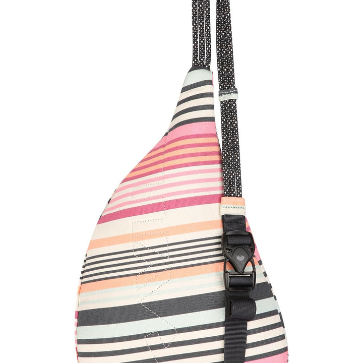 KAVU Mini Rope Bag Cotton Crossbody Sling One Size Beach Tie Dye