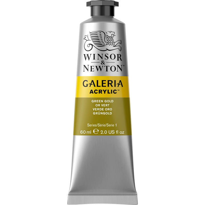 Winsor & Newton Galeria Acrylic Color, 60ml (2-oz) Tube, Green Gold 2-oz Tube