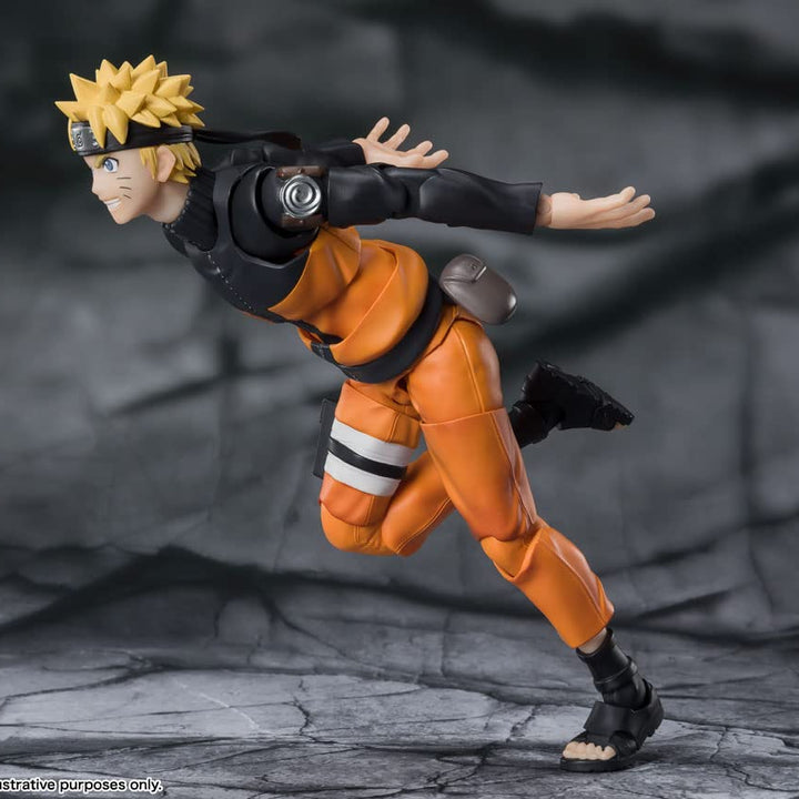 TAMASHII NATIONS - Naruto Shippuden - Naruto Uzumaki -The Jinchuriki Entrusted with Hope, Bandai Spirits S.H.Figuarts Action Figure Naruto Uzumaki -the Jinchuriki Entrusted With Hope-