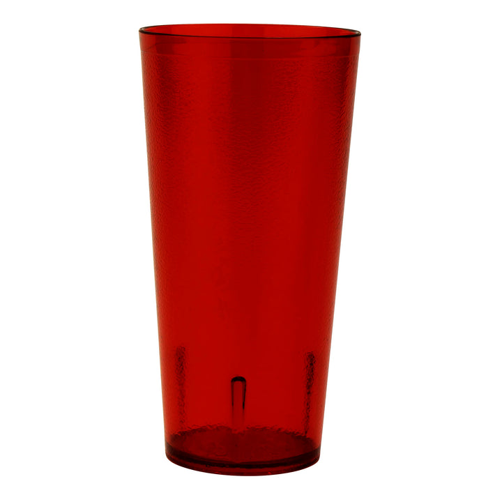 G.E.T. 6624-1-R-EC Heavy-Duty Plastic Restaurant Tumblers, 24 Ounce, Red (Set of 4)