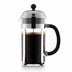 Bodum Chambord French Press Coffee Maker, 1 Liter, 34 Ounce, Chrome