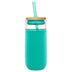 Ello Devon Glass Tumbler with Silicone Sleeve Mint