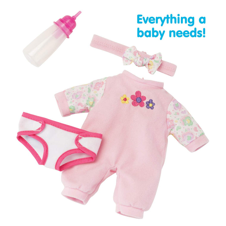 Kidoozie Sweetie Doll - Soft-Bodied 12 Inch Doll with Open and Close Eyes for Ages 12 Months and Up - Perfect for Encouraging Emotional Development and Imaginative Play!