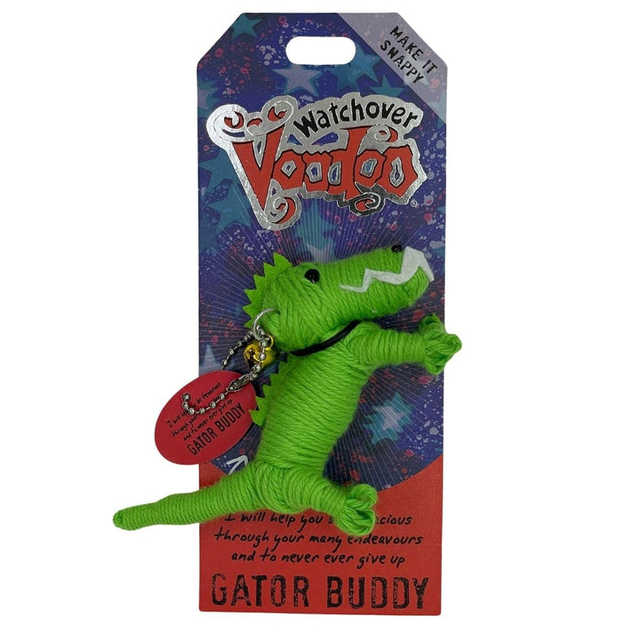 Watchover Voodoo 3-Inch Gator Buddy Keychain - Handcrafted Gift to Bring Good Luck and Positivity Everywhere You Go