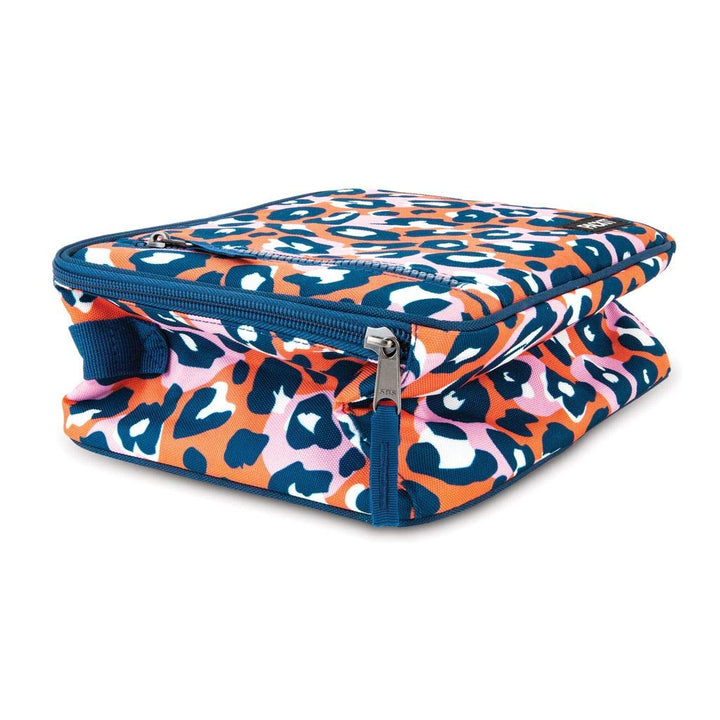 PackIt Freezable Classic Lunch Box, Wild Leopard Orange