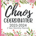 2023-2024 Monthly Planner Chaos Coordinator: 2 Year Calendar Schedule Organizer 2023 2024 With Inspirational Quotes and Federal Holidays | 24 Months ... - December 2024 , Floral Cover & Large Size