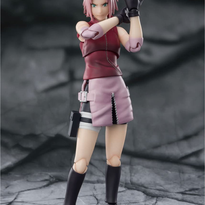 TAMASHII NATIONS - Naruto Shippuden - Sakura Haruno - Inheritor of Tsunade's Indominable Will, Bandai Spirits S.H.Figuarts Action Figure Sakura Haruno -Inheritor of Tsunade's Indominable Will-