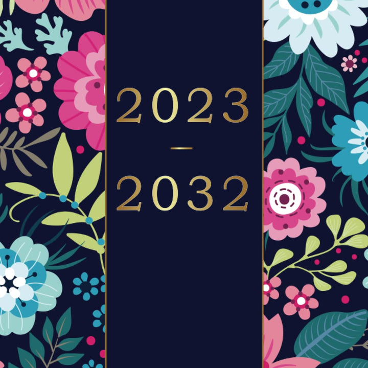 2023-2032 Monthly Planner: 10 Year Planner, 120 months calendar for make schedule and agenda organizer with beautiful flower cover