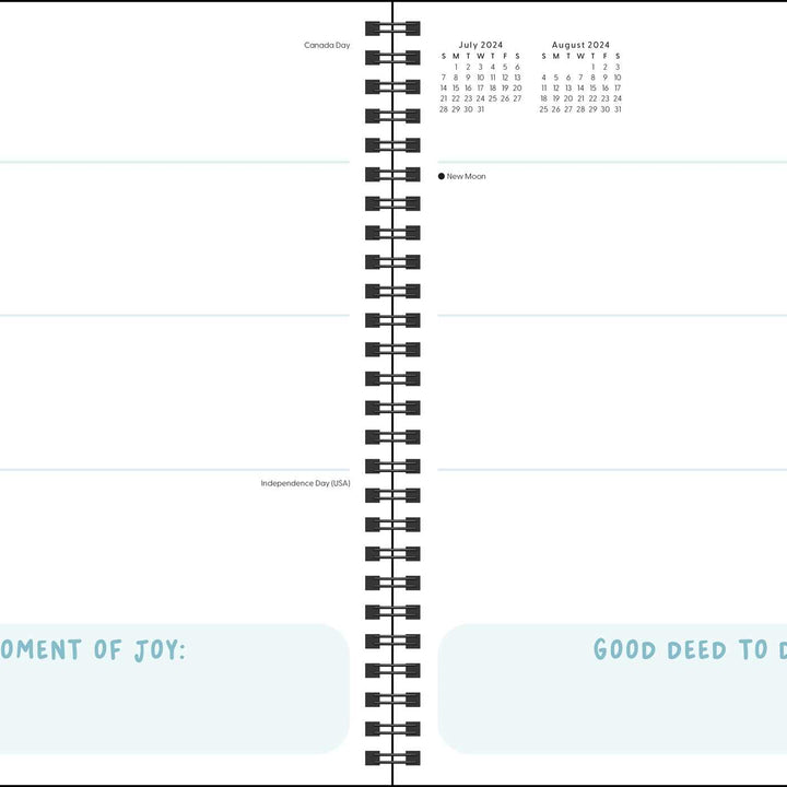 A Heart on Fire 12-Month 2024 Monthly/Weekly Planner Calendar