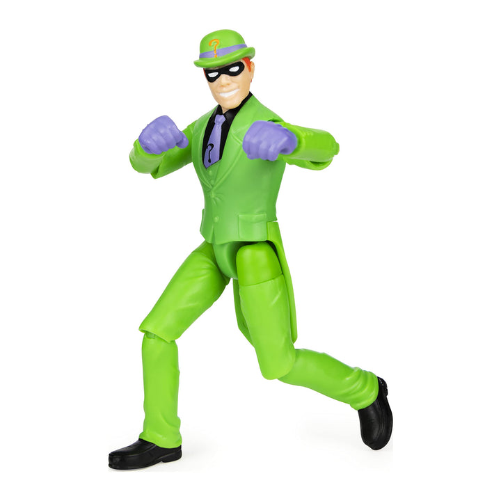 DC Comics Batman 4-inch Batman and The Riddler Action Figures with 6 Mystery Accessories, Kids Toys for Boys Aged 3 and up Batman & Riddler